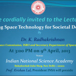 Synergizing Space Technology for Societal Development