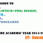 Indian Institute of Technology Guwahati Academic Details