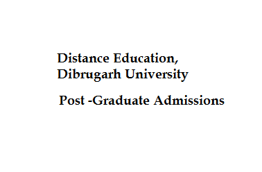 Notice for Re-Admissions for the session 2014-15, Distance Education, Dibrugarh University