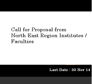 Call for Proposals for promotion of research activities in the north east region, Schemes for medical Research India Assam 