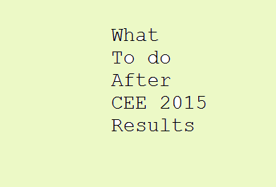 CEE 2015 Results Declared Dibrugarh University