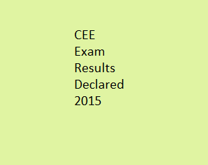  Declaration of CEE Exam results - Dibrugarh University