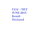 UGC – NET June 2015 results declared 