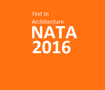 National Aptitude Test in Architecture 2016