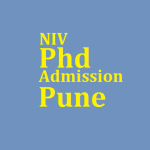 NIV Ph. D. Admission 2016 under JRF Program