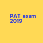 Exam notification PAT 2019 Assam